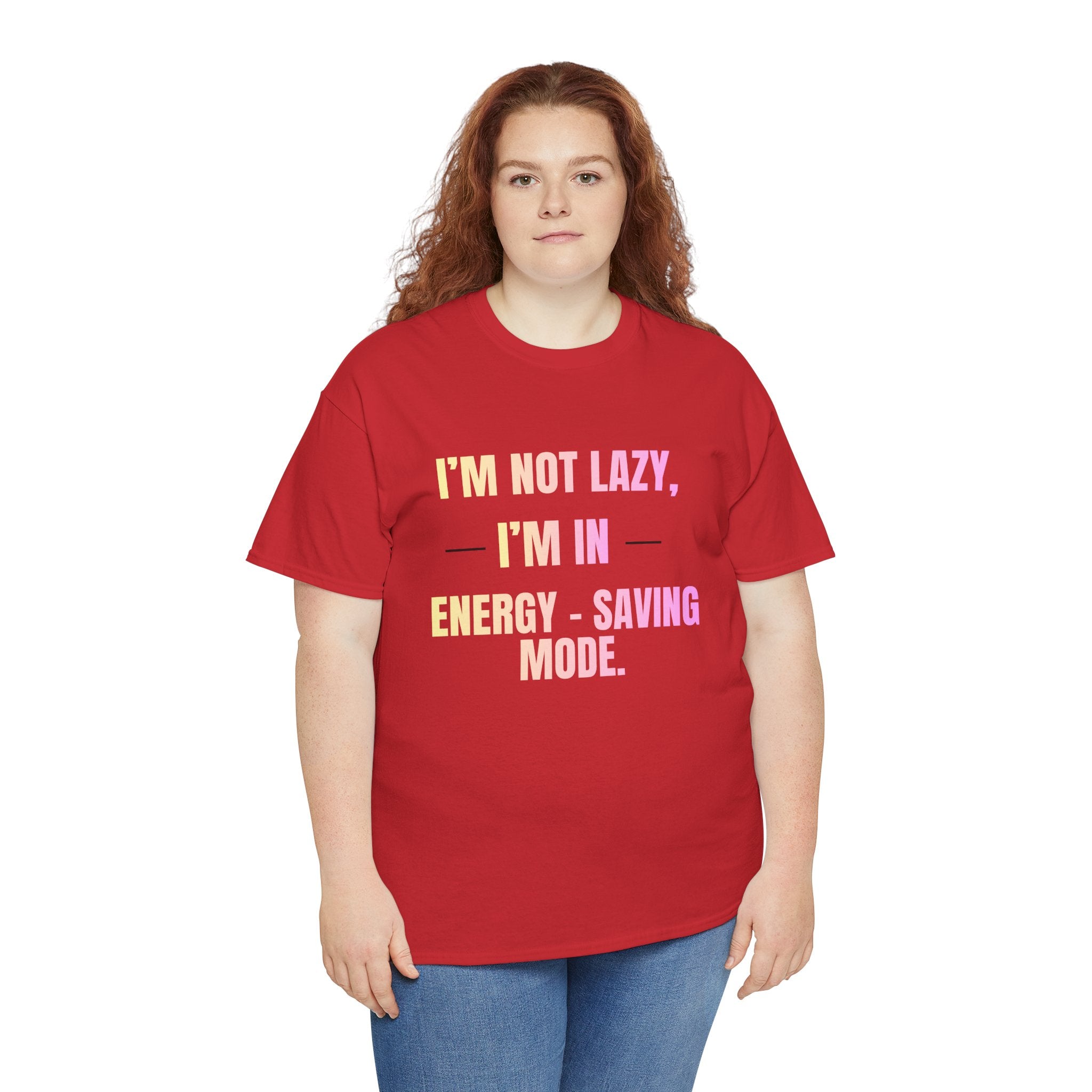“I’m Not Lazy, I’m in Energy-Saving Mode” Graphic Tee
