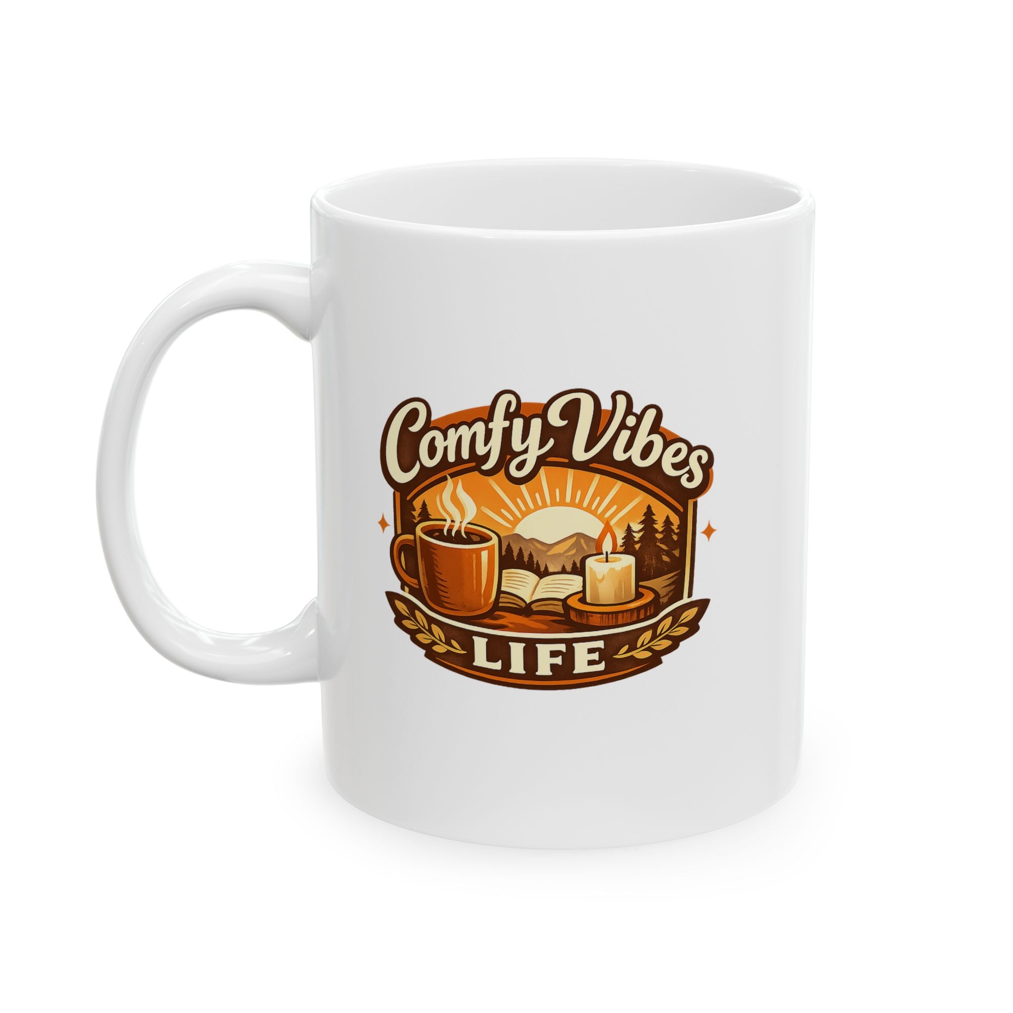 Coffee Addict Ceramic Mug — Retro Coffee Cup Design (11oz, 15oz)