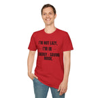 Energy-Saving Mode T-Shirt — "I'm Not Lazy, I'm in Energy-Saving Mode" Funny Graphic Tee