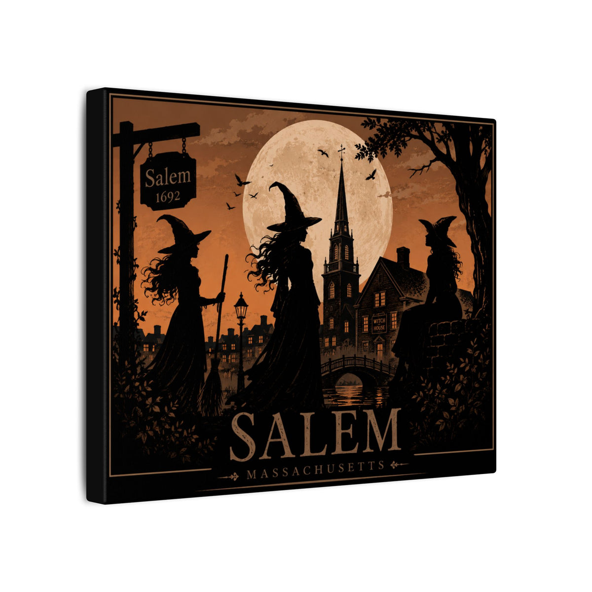 "Salem" Matte Canvas, Stretched, 0.75" (Multi-Size)