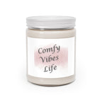 Comfy Vibes Life Soy Candle — 9oz Scented Jar with White Lid