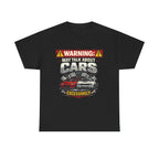 Warning: May Talk About Cars Excessively T-Shirt — Funny Car Lover Tee