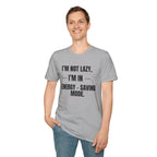 Energy-Saving Mode T-Shirt — "I'm Not Lazy, I'm in Energy-Saving Mode" Funny Graphic Tee