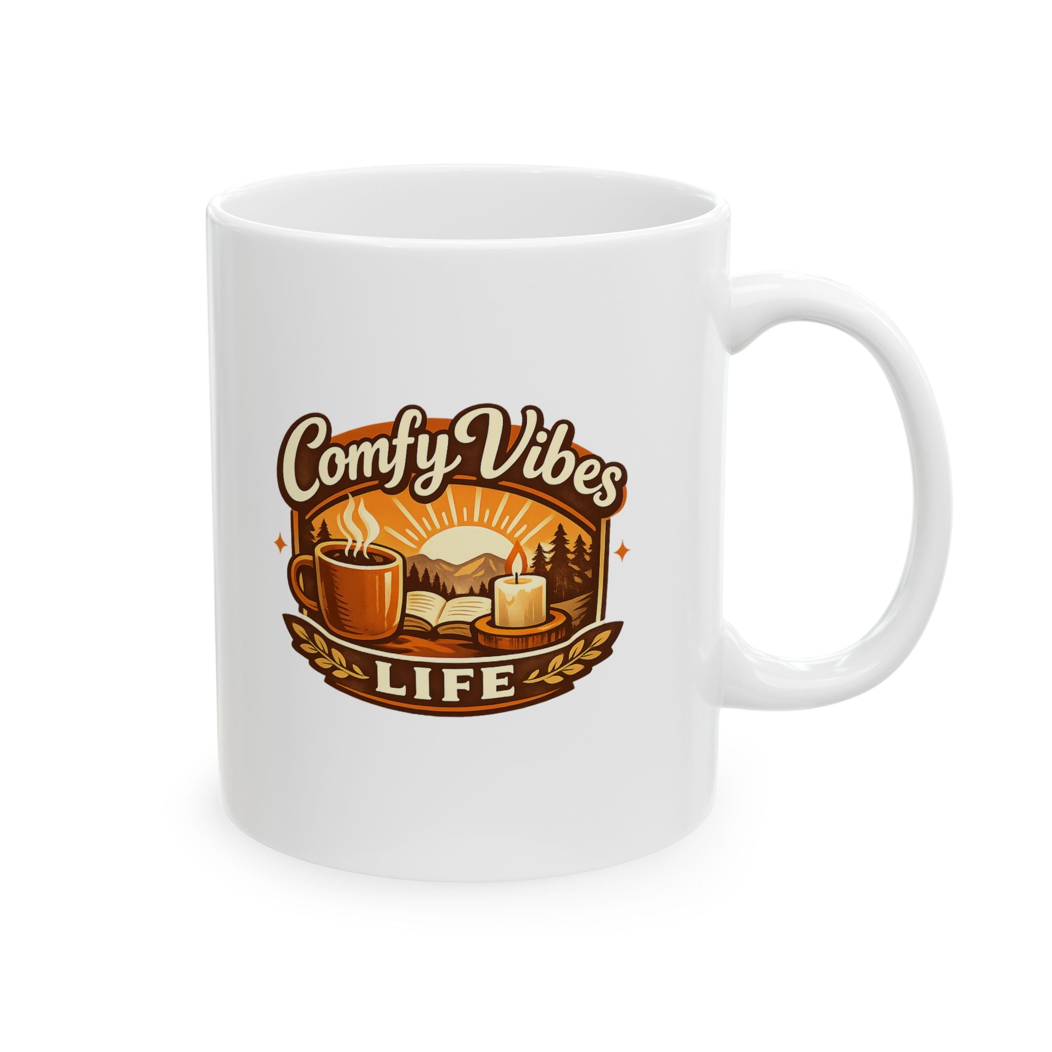 Coffee Addict Ceramic Mug — Retro Coffee Cup Design (11oz, 15oz)