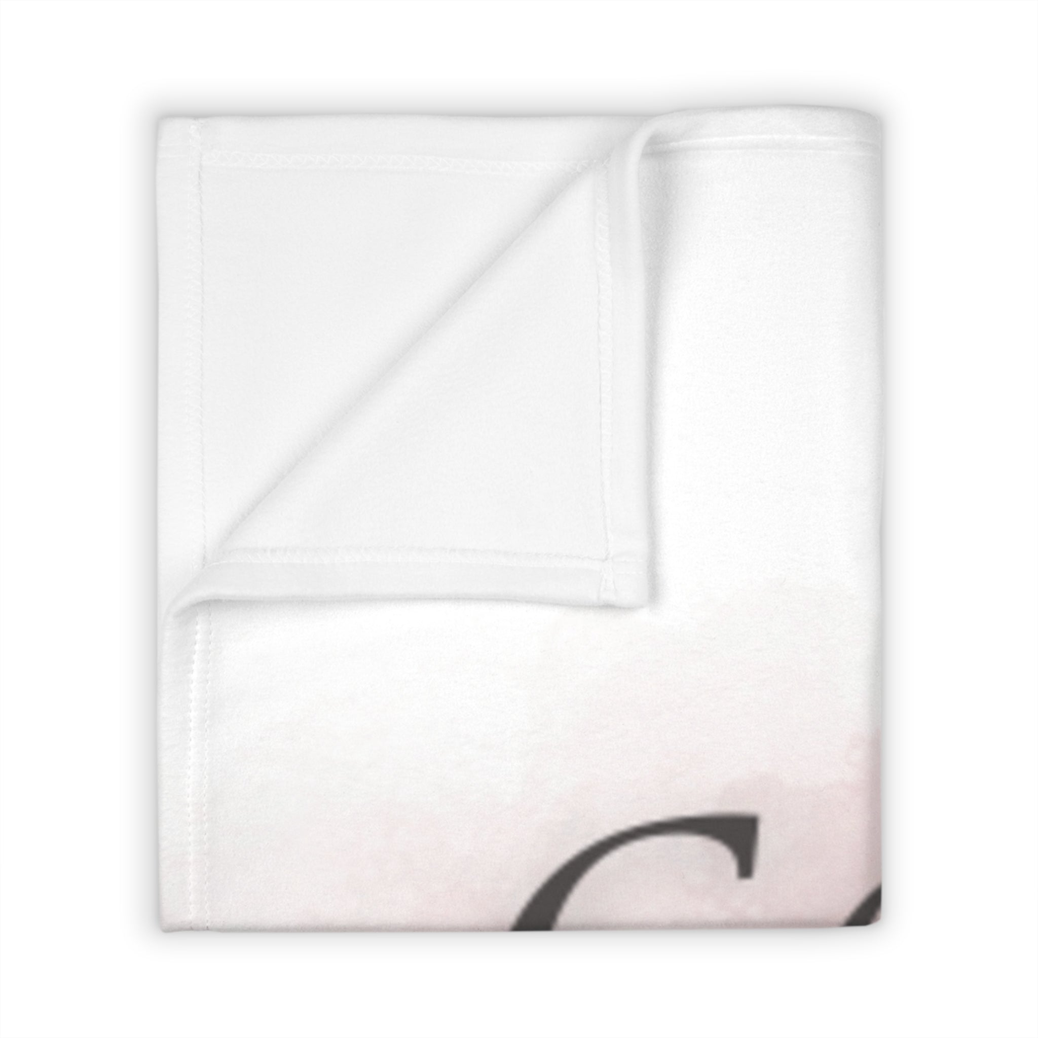 Comfy Vibes Life Throw Blanket — Soft Pink Watercolor Cozy Blanket