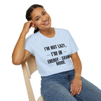 Energy-Saving Mode T-Shirt — "I'm Not Lazy, I'm in Energy-Saving Mode" Funny Graphic Tee