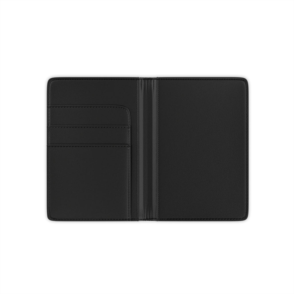 Passport Cover — “Catch Flights Not Feelings” Travel Wallet with Airplane Graphic